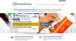 Desktop Screenshot of pharmtrans.com